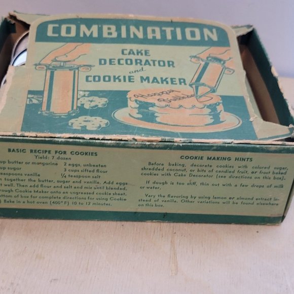 MCM Cake Decorator and Cookie Maker Complete With Original Box Has Wear - Picture 10 of 14